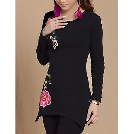 Women's Folk Style Long Sleeve Shirts