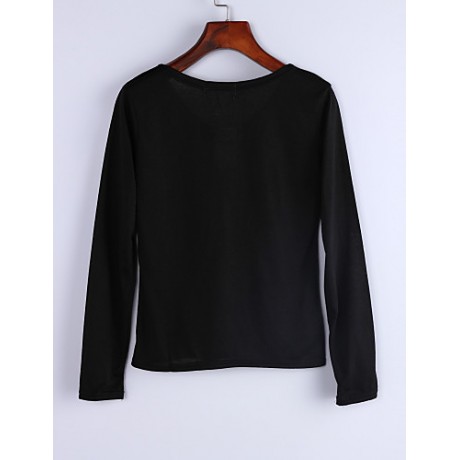 Women's Basic Soft V-neck Slim T-shirt